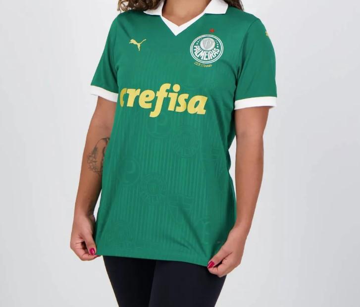 Listra Verde Store - Camisa Palmeiras verde 2024 FEMININA - ADQ Catálogo